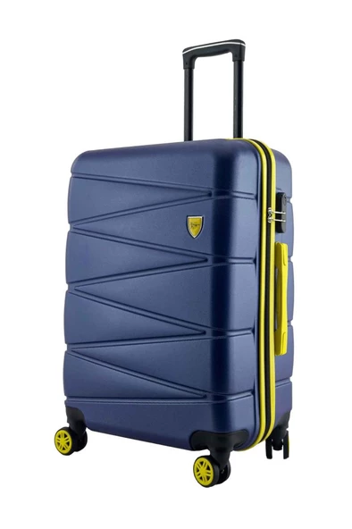 Louisiana Polo Orta Boy Valiz 4x2 Teker Lacivert 1164