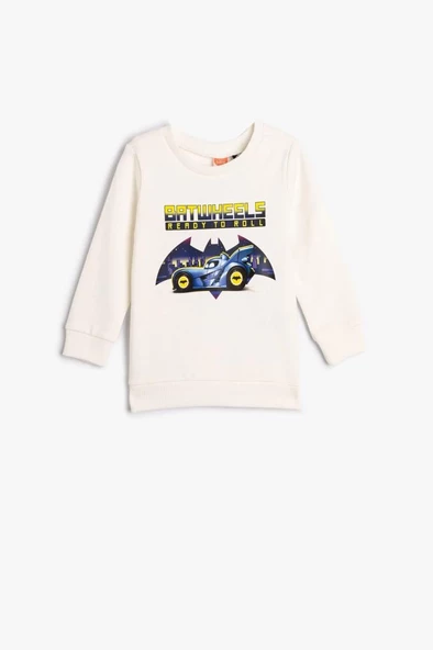 Koton Erkek Çocuk Batwheels Baskılı Sweatshirt