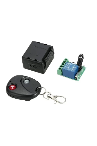 433 Mhz Tek Kanallı Alıcı Verici Garaj Kumandası Devresi - Resim 3