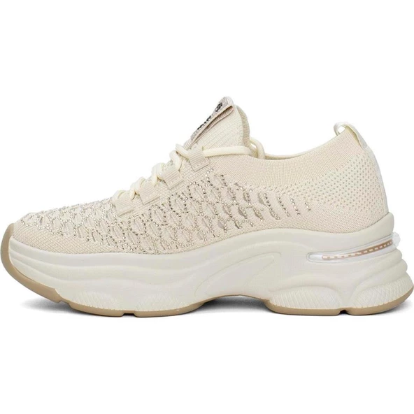 GUJA 24Y309-3 HAFİF TABAN TEKSTİL TAŞLI KADIN SPOR AYAKKABI - Resim 4