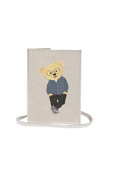 Teddy Bear Nakışlı Kitap - Tablet - Ebook Çantası / Kılıfı - 3