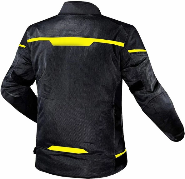 LS2 RIVA MONT SİYAH-NEON SARI ( YAZLIK + İÇ ASTARLI ) - 2