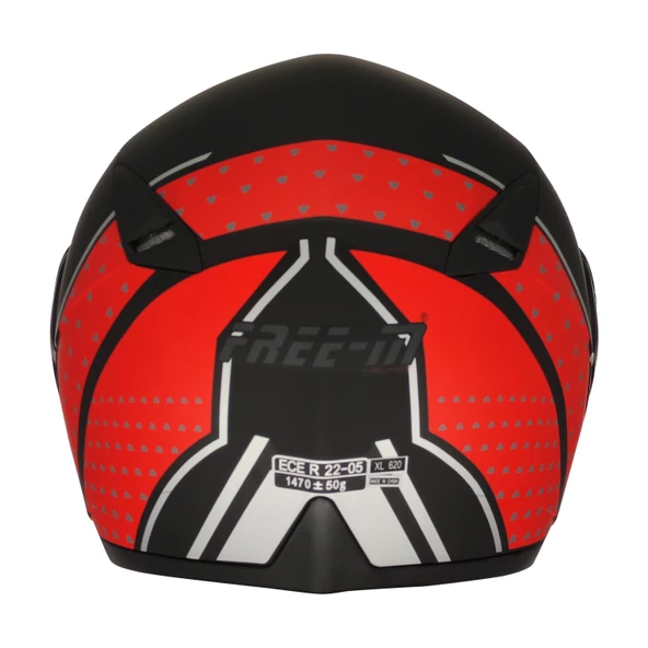 Free-M Magnus 961 Güneş Vizörlü Çeneden Açılır Kask - 4