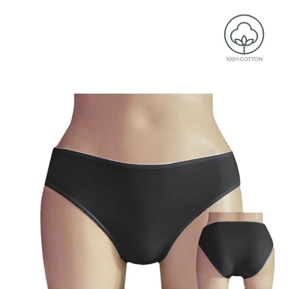 PAPATYA 0200 BAYAN %100 PAMUK BİKİNİ KÜLOT 12 ADET - Resim 2