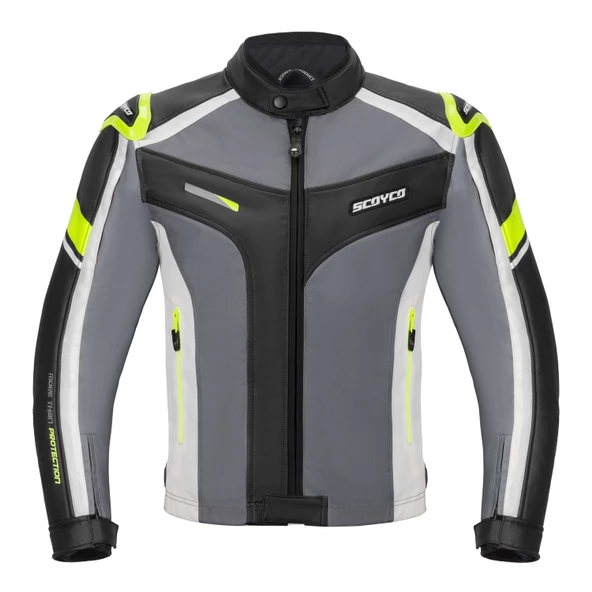 SCOYCO JK152 4 MEVSİM MONT DERİ SARI - 4