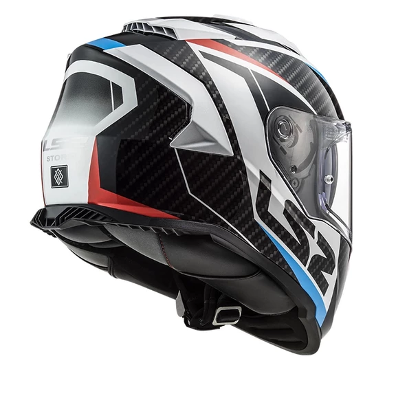 LS2 STORM 2 RACER MAVİ-KIRMIZI KASK - 2
