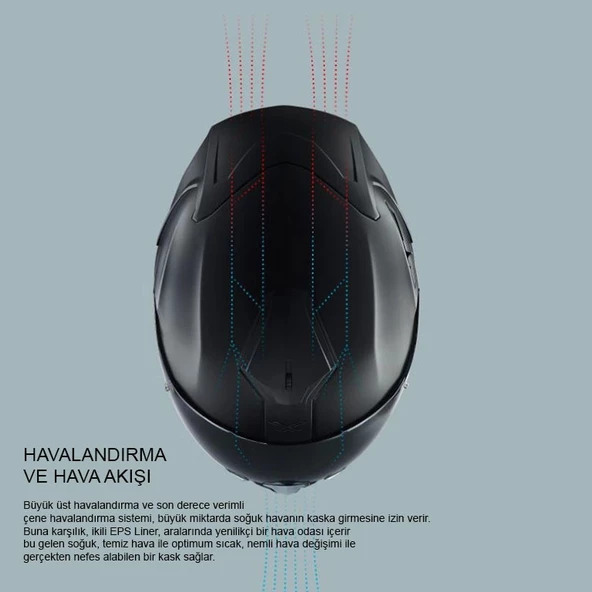 NEXX SX.100R ABISAL MAVİ KAPALI KASK - Resim 4