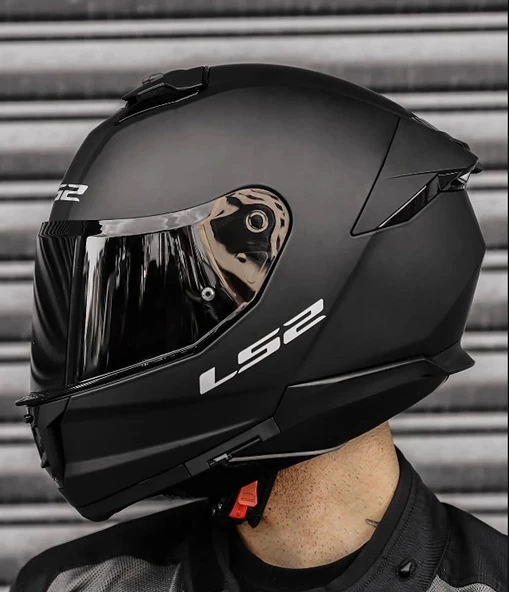 LS2 STREAM 2 MAT SİYAH KASK ( SİYAH+ŞEFFAF CAM ) ürün görseli