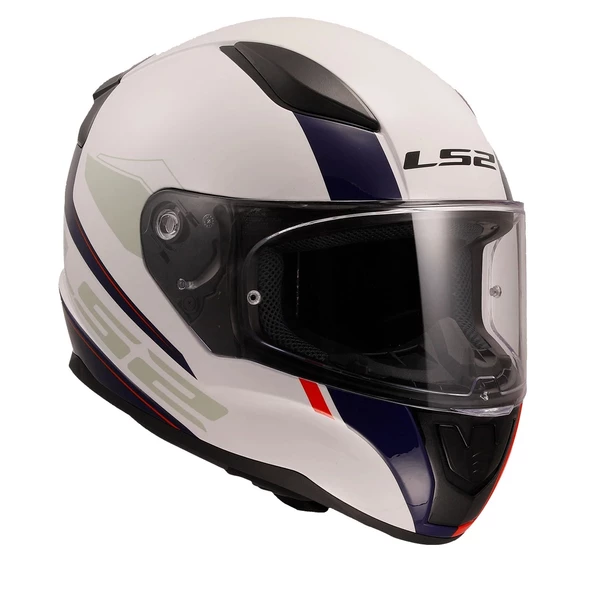 LS2 RAPID 2 DRIVEWAY BEYAZ-MAVİ-KIRMIZI KASK - 6