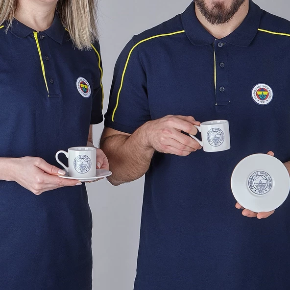 Fenerbahçe Orijinal Lisanslı 2'li Fincan Takımı Hediyelik Ahşap Kutulu - 8