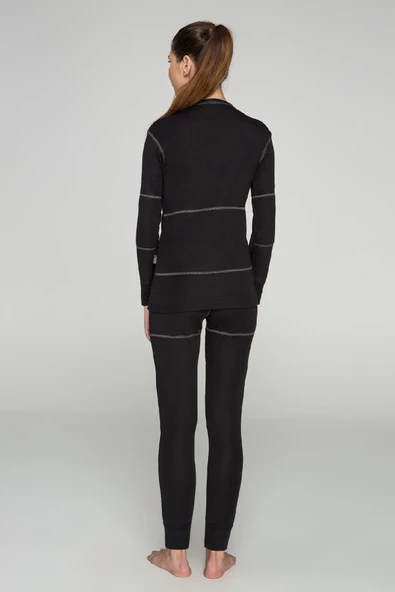 Thermoform Active Plus Yetişkin Termal İçlik Set Siyah - 6