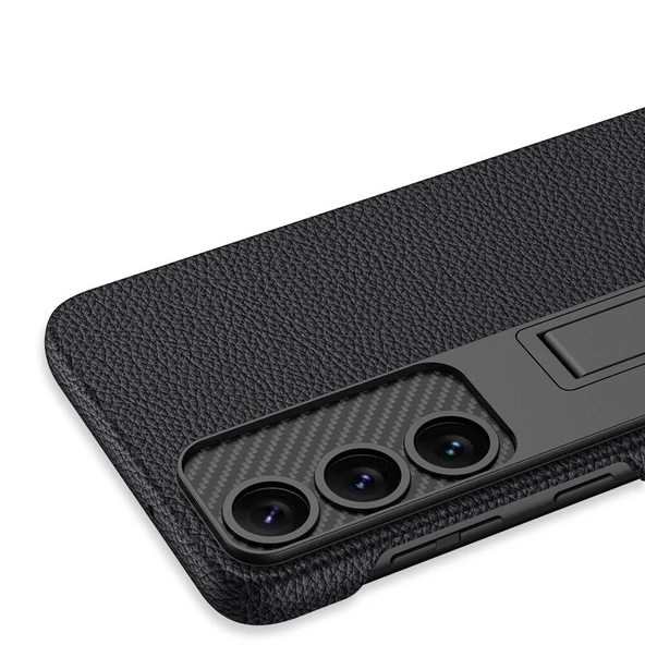 Samsung Galaxy S24 Kılıf Kıpta Standlı Kapak - Resim 3