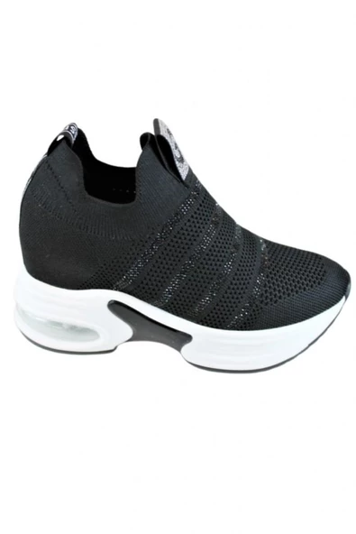 GUJA 24Y300-4 GİZLİ DOLGU TAŞLI TRİKO KADIN SPOR AYAKKABI - Resim 2