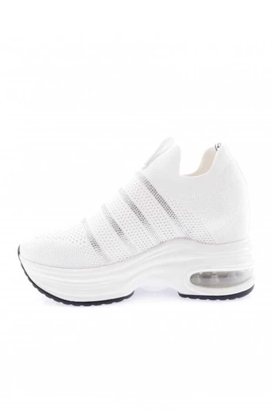 GUJA 24Y300-4 GİZLİ DOLGU TAŞLI TRİKO KADIN SPOR AYAKKABI - Resim 4