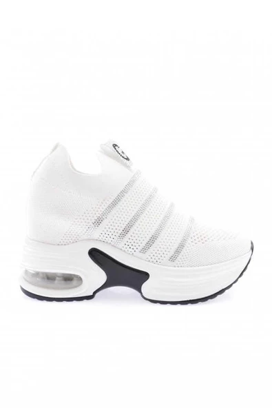 GUJA 24Y300-4 GİZLİ DOLGU TAŞLI TRİKO KADIN SPOR AYAKKABI ürün görseli 1