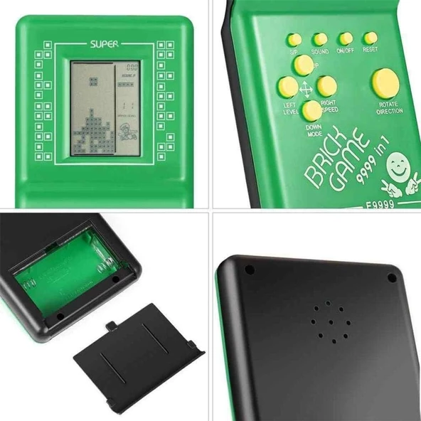 Tetris Nostaljik Pilli Oyuncak El Atarisi - 4