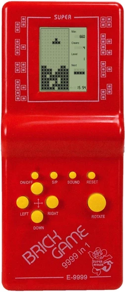 Tetris Kutulu Nostaljik Atari Oyunu Pilli Oyuncak