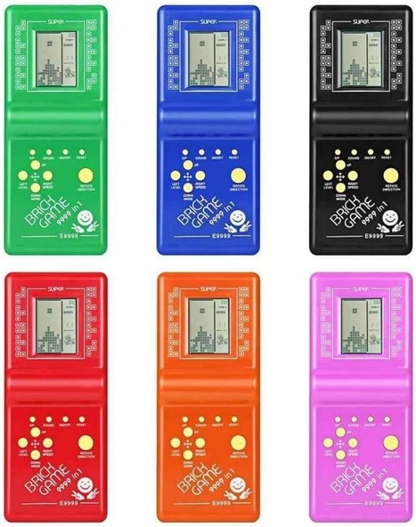 Tetris Kutulu Nostaljik Atari Oyunu Pilli Oyuncak - 3