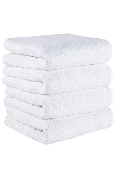 4 lü El Yüz Havlu Takımı Pamuklu Desensiz Düz Renk Havlu Seti 50x90 Cm - 11