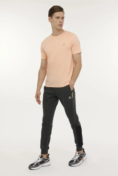 Lumberjack 4M M-CT110 Bsc C Nk Erkek Kısa Kollu Tişört M-CT110 Samon - Resim 4