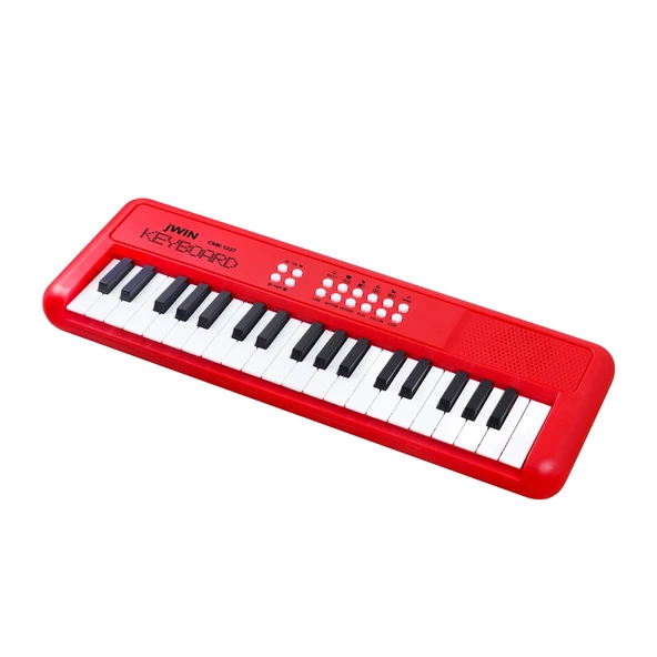 Jwin CMK-1237 37 Tuşlu Elektronik Org (Etiket. Adaptör Hediye) - Kırmızı - 3