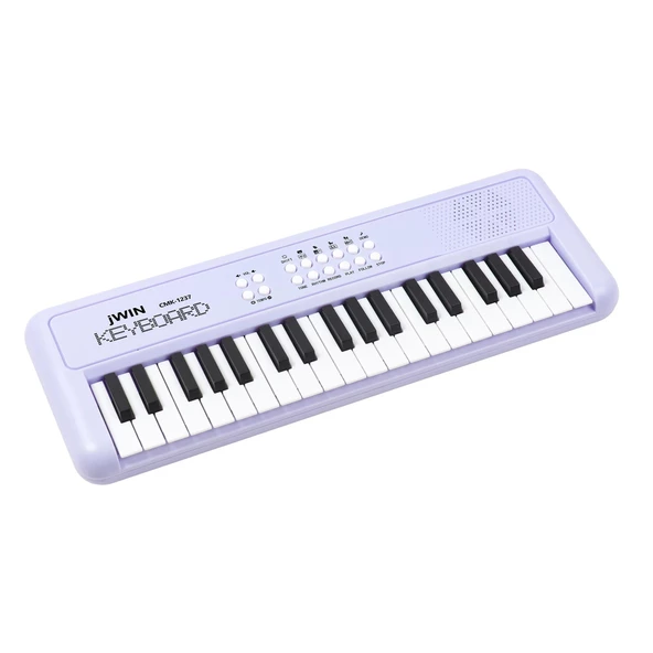 Jwin CMK-1237 37 Tuşlu Elektronik Org (Etiket. Adaptör Hediye) - Mor - 2