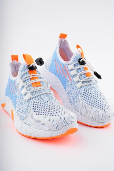 Muggo JETSON Günlük Unisex Çocuk Garantili Bağcıklı Rahat Sneaker Spor Ayakkabı - 11