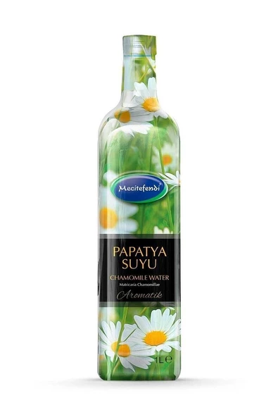 Papatya Suyu 1 Lt. Cam Şişe