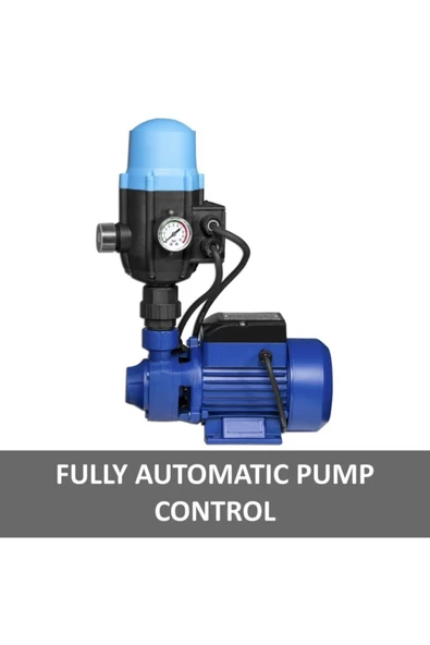 STİLMAX Germany Metal Dişli Paket Hidrofor Otomatik Sistem Su Pompası 0.5hp Tam Bakır Sargı+ Rakor - 3