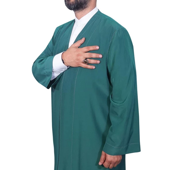Buhara Cübbe Yeşil - Puntolu - 4