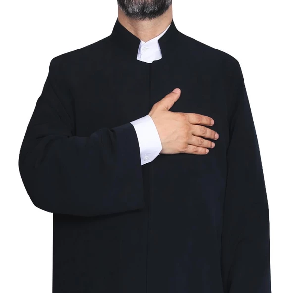 Hakim Yaka Cübbe Siyah - 2