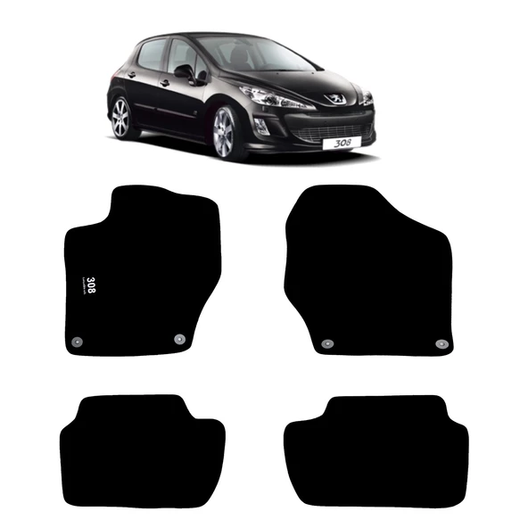 Rizline Peugeot 308 2008-2013 Halı Paspas