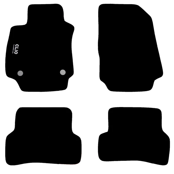 Rİzline Renault Clio 4 2012-2009 Halı Paspas Siyah - Resim 2