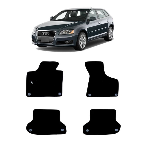 Rizline Audi A3 2003-2012 Halı Paspas