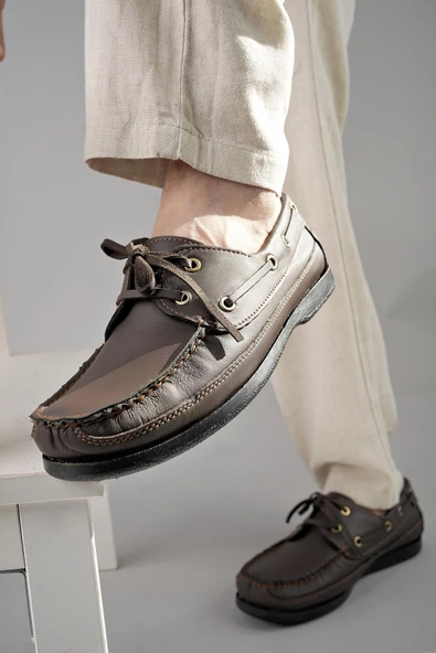 Muggo Sidro Garantili Hakiki Deri Erkek Günlük Klasik Casual Ayakkabı - 7