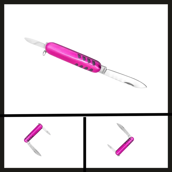 Uyguna-Yakala Eflatun (k5017-8) Çift Ağızlı Cep Çakısı-CAK.428 ürün görseli