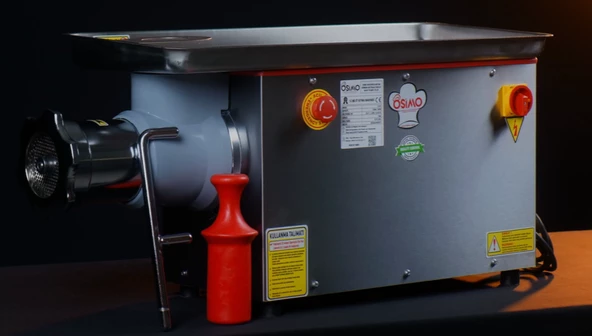 Osimo 32 No Et Kıyma Et Çekme Makinesi 220 Volt (Geri Çalışma Özellikli) - 5