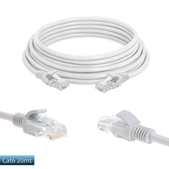 Gabble Gab-c620 Cat6 Patch Network Ethernet Kablo 20 Metre