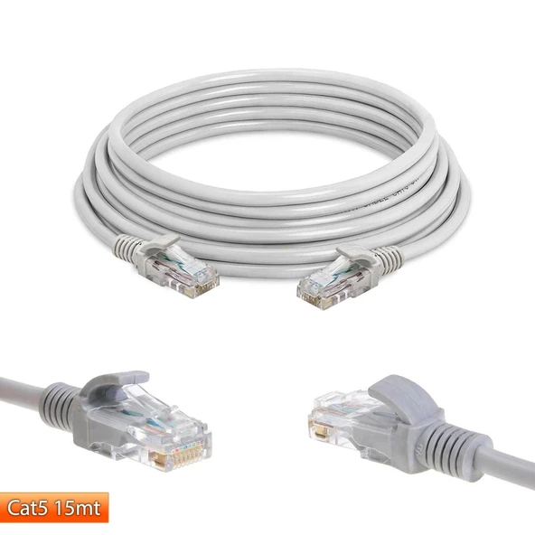 Cat5 Patch Network Ethernet Kablo 15 Metre