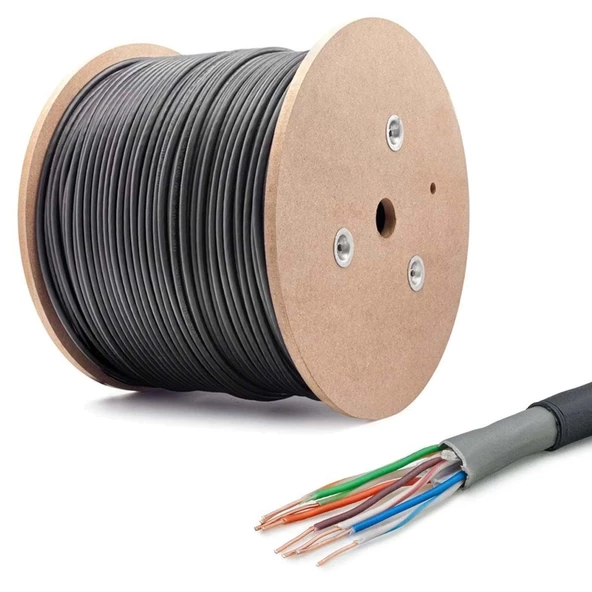 S-link Sl-cat609 Cat6 Kablo Dış Mekan 23awg 0.56mm 305 Metre