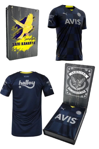 Fenerbahçe Orijinal Forma Özel Tasarım Hediyelik Ahşap Kutulu