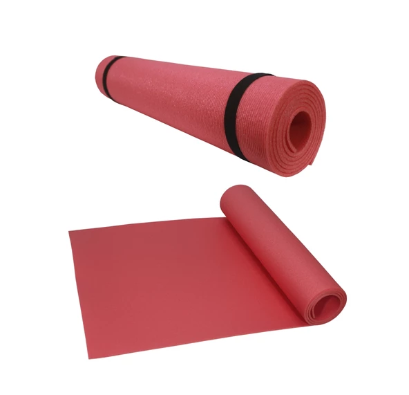 FoamStore Pilates Yoga Matı 180x60 5mmÇizgi Desen Pembe - 2