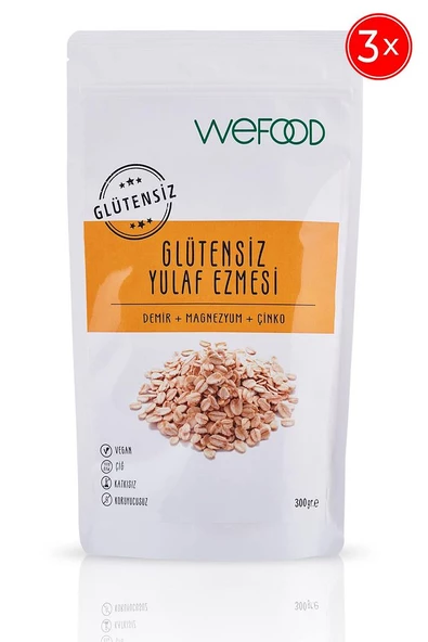 Glütensiz Yulaf Ezmesi 300 Gr 3'lü