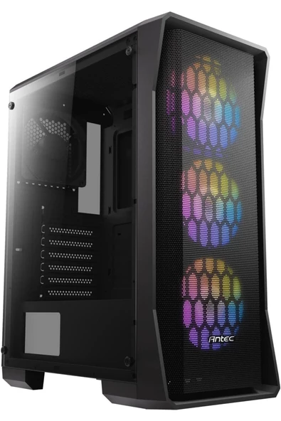 ANTEC NX360 Mid-Tower Mesh Oyuncu Kasası Siyah (4 Fan Dahil) - 6