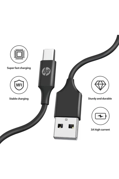 HP DHC-TC101 Usb-A(3.0) To Usb-C Kablo 3 metre - 3