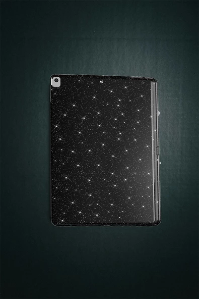 Apple  iPad 10.2 2021 (9.Nesil) Uyumlu Fuchsia Işıltılı Tablet Kılıf - Resim 3