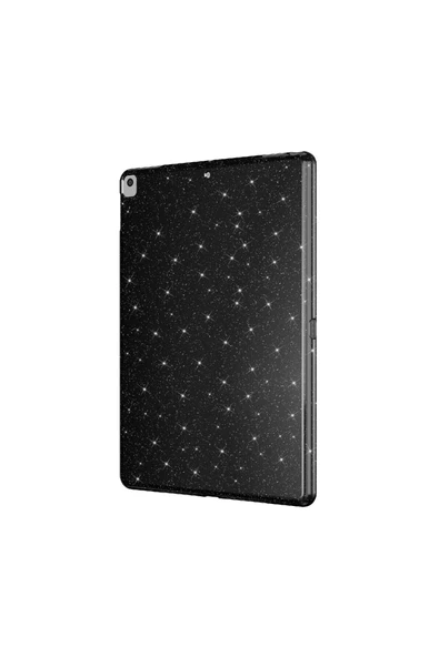 Apple  iPad 10.2 2021 (9.Nesil) Uyumlu Fuchsia Işıltılı Tablet Kılıf - Resim 2