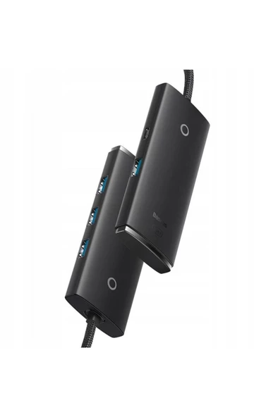 Baseus Lite Series 4 Portlu Type-C to USB 3.0 HUB Adaptör 25cm - 2