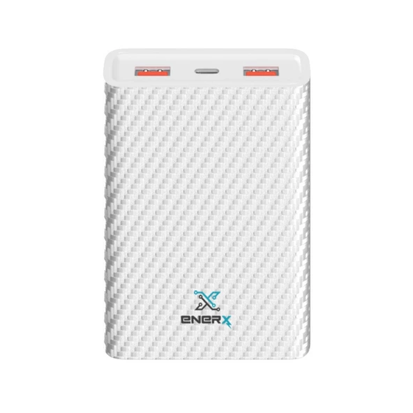 eNeRX Powerbank 10000 mAh 2.1 Amper Beyaz ENR-P10C