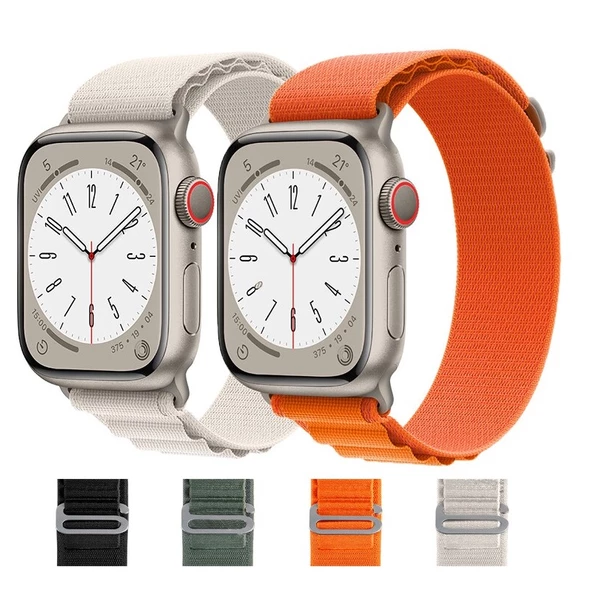 Apple Watch 42/44/45/46/49mm Kordon Alpine Loop Kordon 2/3/4/5/6/se/7/8/9/10/ultra - 1